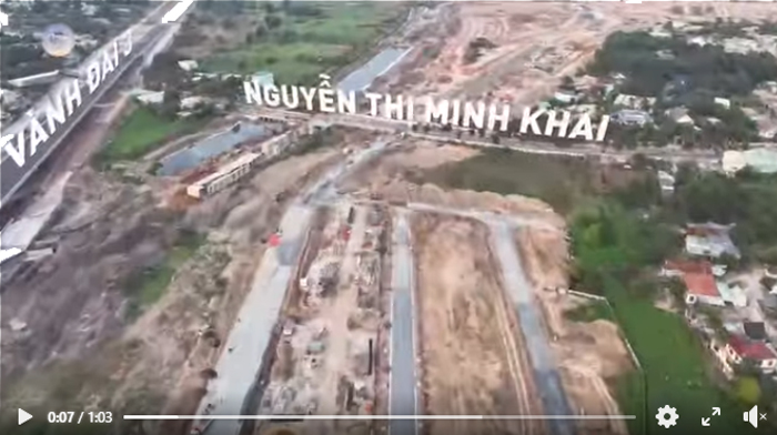 Toàn cảnh thực tế tiến độ thi công dự án One Era tháng 4/2026 nhìn từ trên cao.